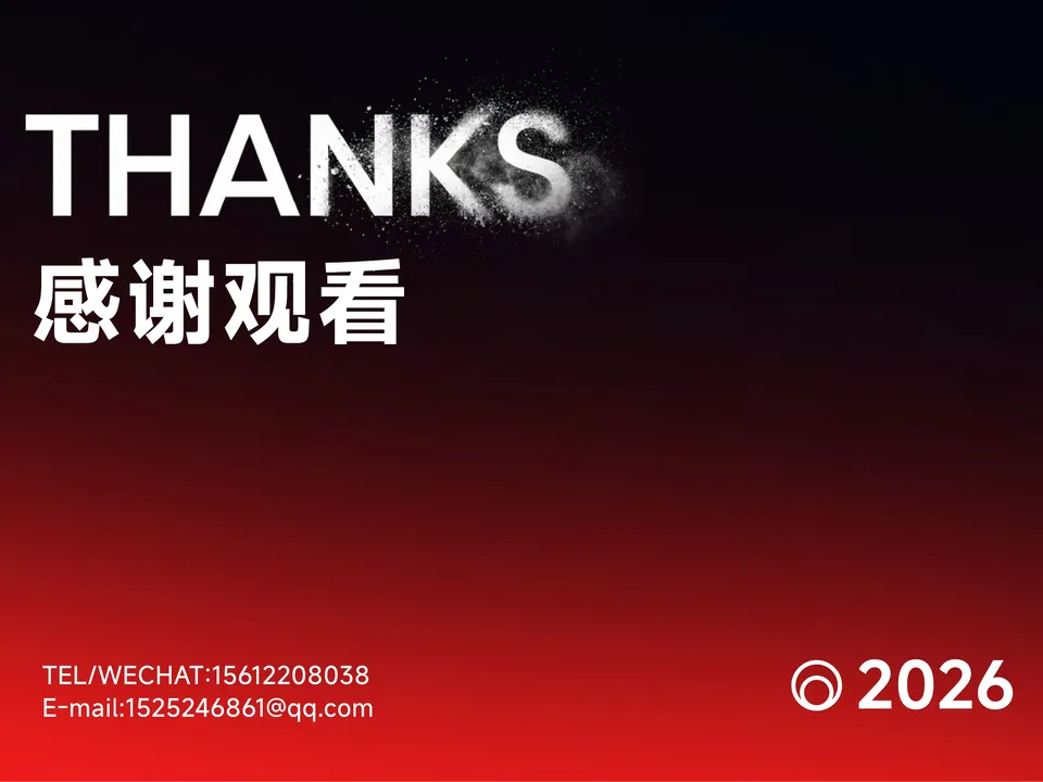 感谢观看与联系方式